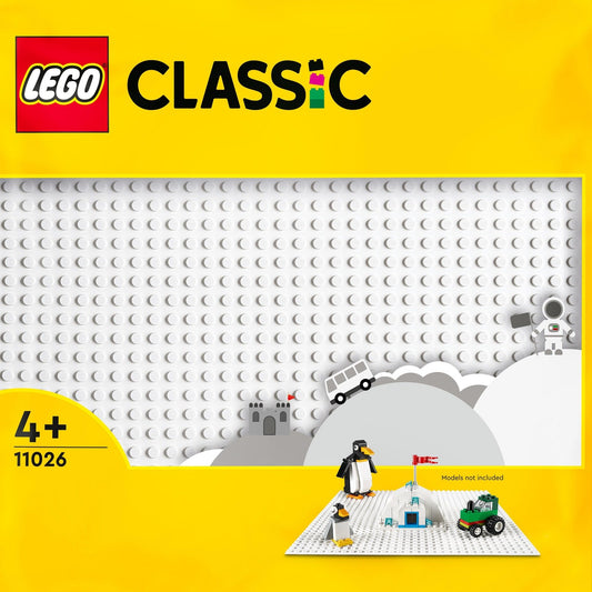 [Super Sale] LEGO 11026 Classic Weiße Bauplatte, Konstruktionsspielzeug
